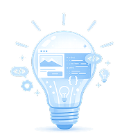 Lightbulb icon representing creative ideas
